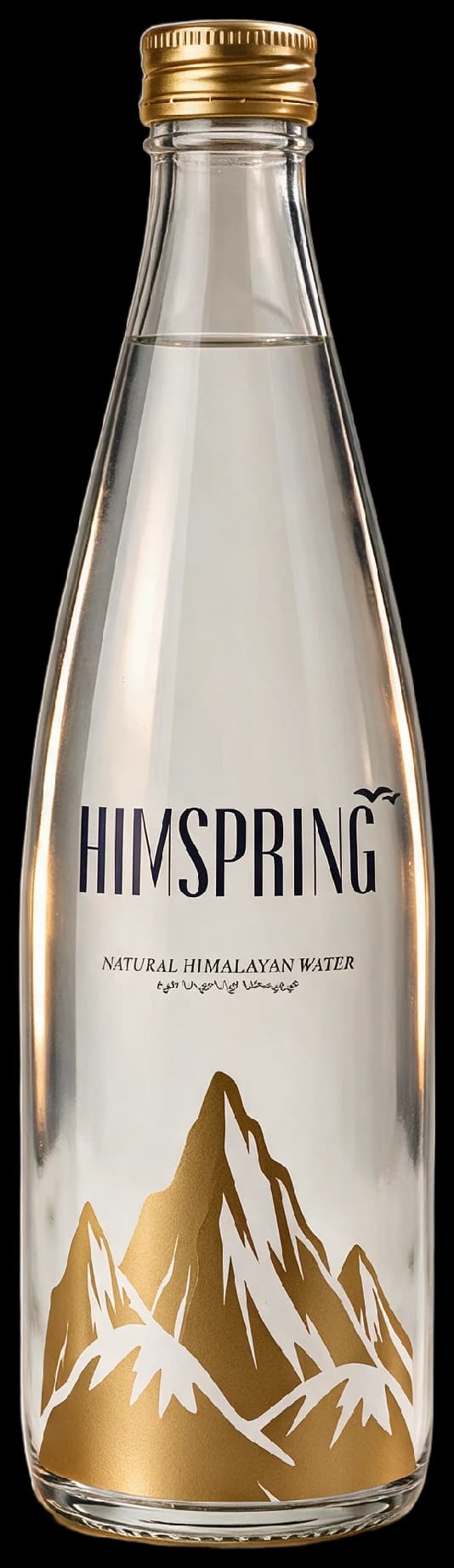 Himspring 750 ml glass bottle