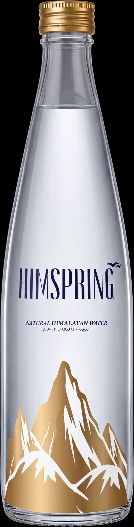 Himspring 750 ml glass bottle